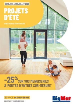 BigMat STB Catalogue Projets Eté Espace MENUISERIE 2026