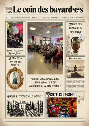 Journal Ehpad Marius Bertrand Service Civique Ccas Lyon 2026