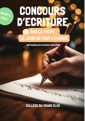 Concours D'écriture 2026