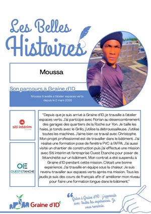 La Belle Hsitoire De Moussa