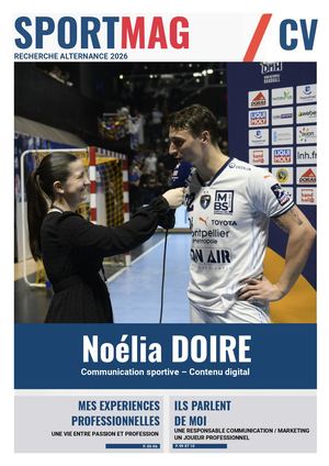 Cv Sportmag Alternance Doire Noelia