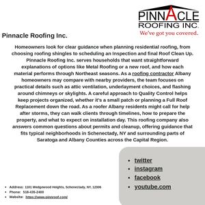 Pinnacle Roofing Inc