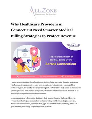 Why Healthcare Providers in Connecticut Need Smarter Medical Billing Strategies to Protect Revenue