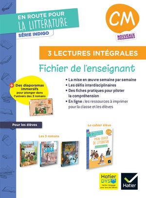 En route pour la littérature - CM - Série Indigo - Ed. 2026 - Fichier enseignant + diaporamas