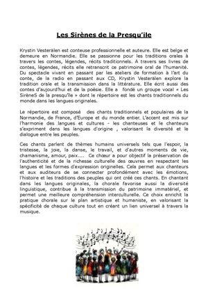 Présentation Millénium