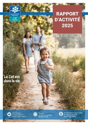 Rapport d'activité 2025 CAF Touraine