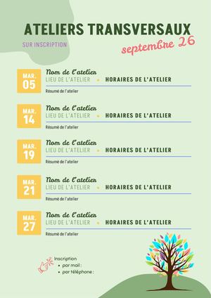 Affiche Programme Ateliers transversaux HEGP