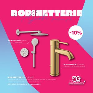 Offres 50 ans - Robinetterie Grohe