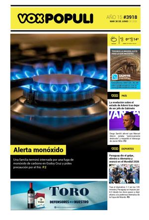 Tapa Vox Martes 30 06 2026