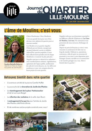 Journal de quartier - Lille-Moulins - Juin/décembre 2026