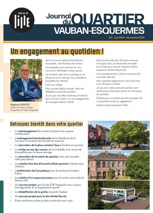 Journal de quartier - Vauban-Esquermes - Juin/décembre 2026