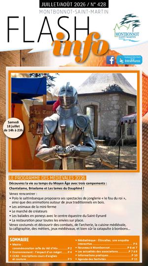 Flash info n°428 juillet-août 2026
