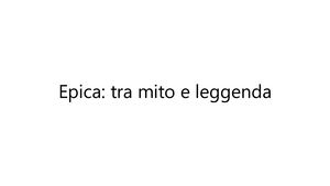 Epica: tra mito e leggenda