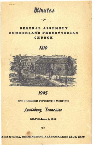 1945 Minutes of the General Assembly