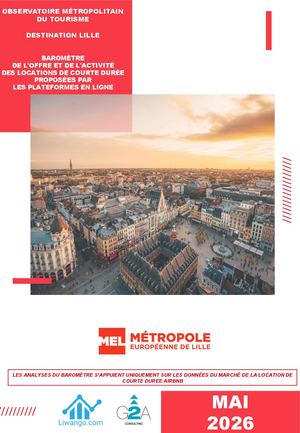 Observatoire métropolitain du tourisme - Baromètre de l'offre et de l'activité des locations de courte durée
