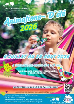 Animations Jeunesse CCSAL éte 2026