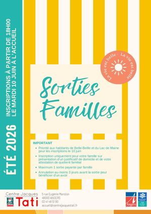 SORTIES FAMILLE ETE 2026