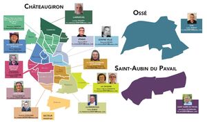 Carte Des Référents "Participation citoyenne"par Secteur