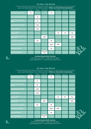 Calendrier Visites De Fermex2