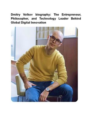 Dmitry Volkov Biography