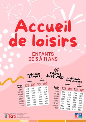 ACCUEIL DE LOISIRS 2026-2027