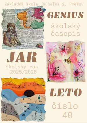šKolský čAsopis Genius 2 Vydanie V šK Roku 2025 2026
