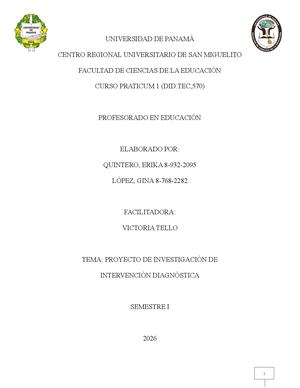Proyecto Diagnostico De Preescolar Gina López Y Erika Quintero (1)