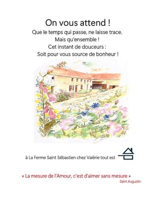 Carte de la Ferme Saint Sébastien