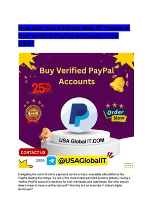 Discover Top-Rated Sites to Buy Verified PayPal Accounts ...