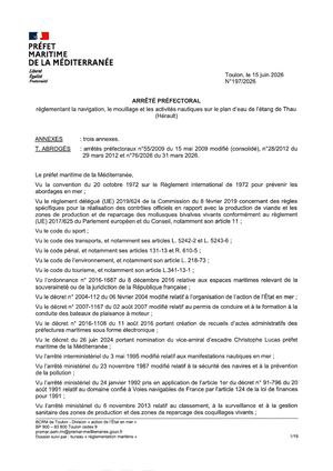 Arrêté Préfectoral N°1972026 Du 15 Juin 2026