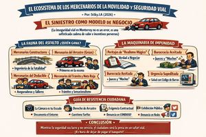 2 Los Mercenarios De La Movilidad Y La Seguridad Vial Presenta El Arte De Diseñar Trampas Mortales, Caso Monterrey  por Stiky.IA 2026