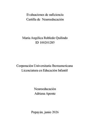 Cartilla Neuroeducación