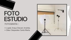 Presentación Estudio Fotografía Casero