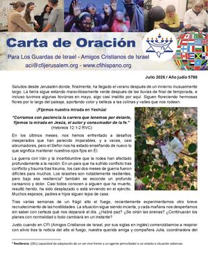 07-2026 Oración por Israel