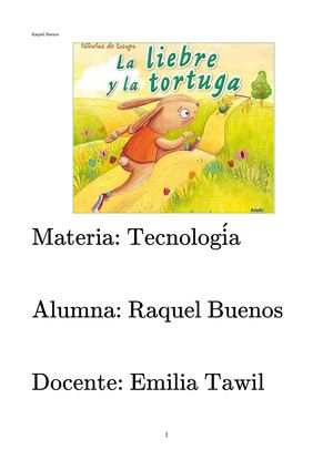La Liebre Y La Tortuga