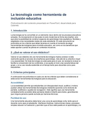 Tecnologia Educacion Inclusiva