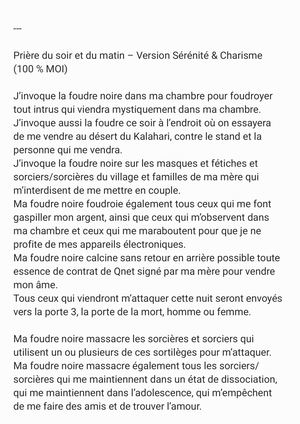 Prière Du Soir Et Du Matin