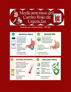 Medicamentos Del Carrito Rojo
