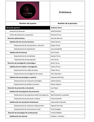 Descripcion De Puestos