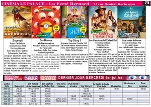 Programme du 01 au 07 Juillet 2026
