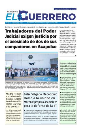 Miércoles 1 de julio del 2026