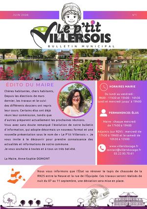 Le P'tit Villersois Juin 2026