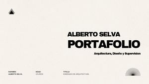 PORTAFOLIO ALBERTO SELVA