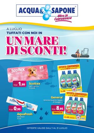 Volantino A&S dall'1 al 31 luglio