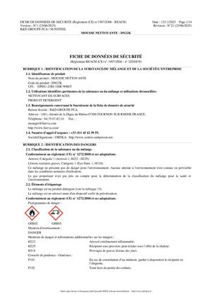 FDS - XM06 Nettoyant Multi Usage