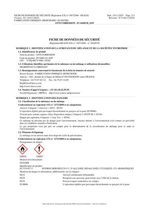 FDS - XM11 Protection Anticorrosion