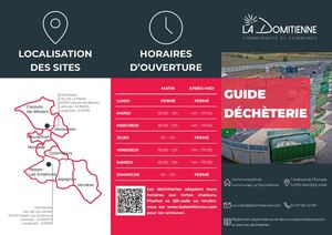 Brochure Déchèteries 2026