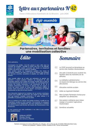 Lettre Aux Partenaires N°42 - Juin 2026