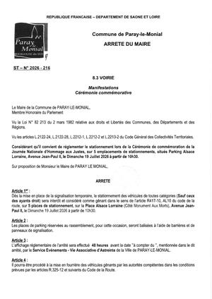 CEREMONIE  COMEMORATIVE
