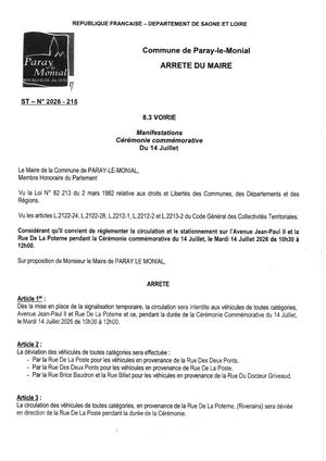 CEREMONIE 14 JUILLET